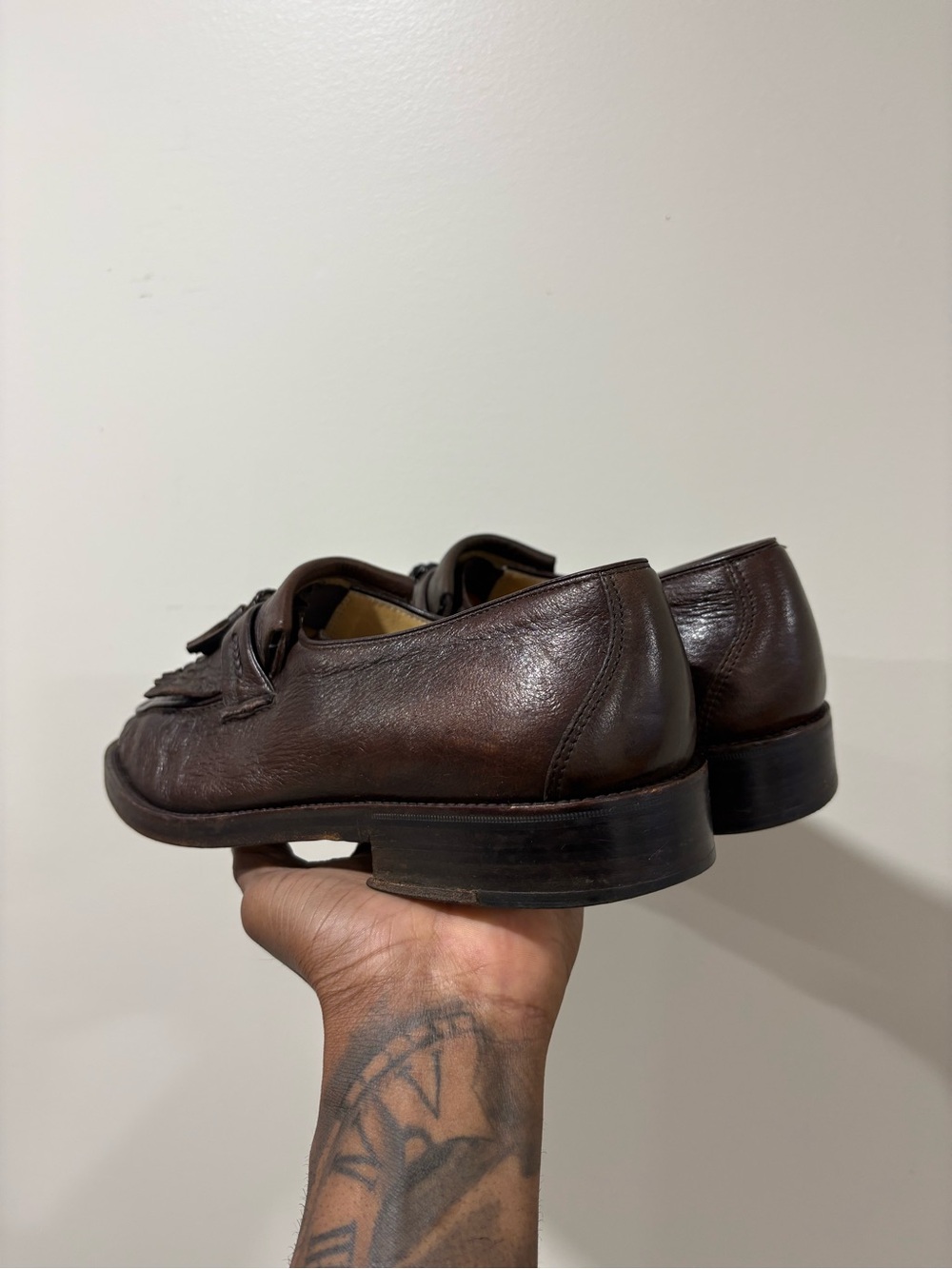 Vintage Renzo Favero Leather Tassel Loafers - Picture 3 of 3